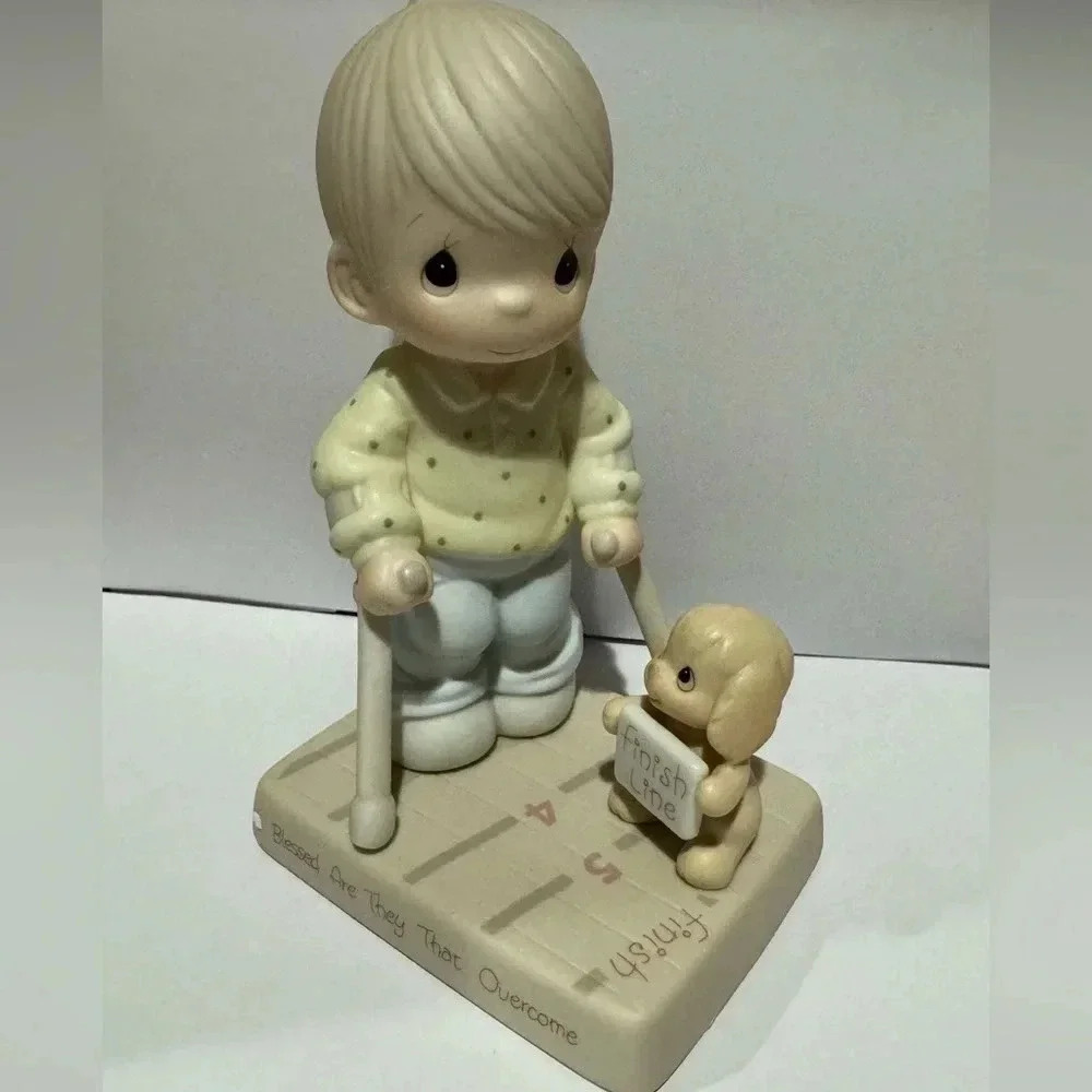 Precious Moments Collectible “Blessed are those that overcome”.